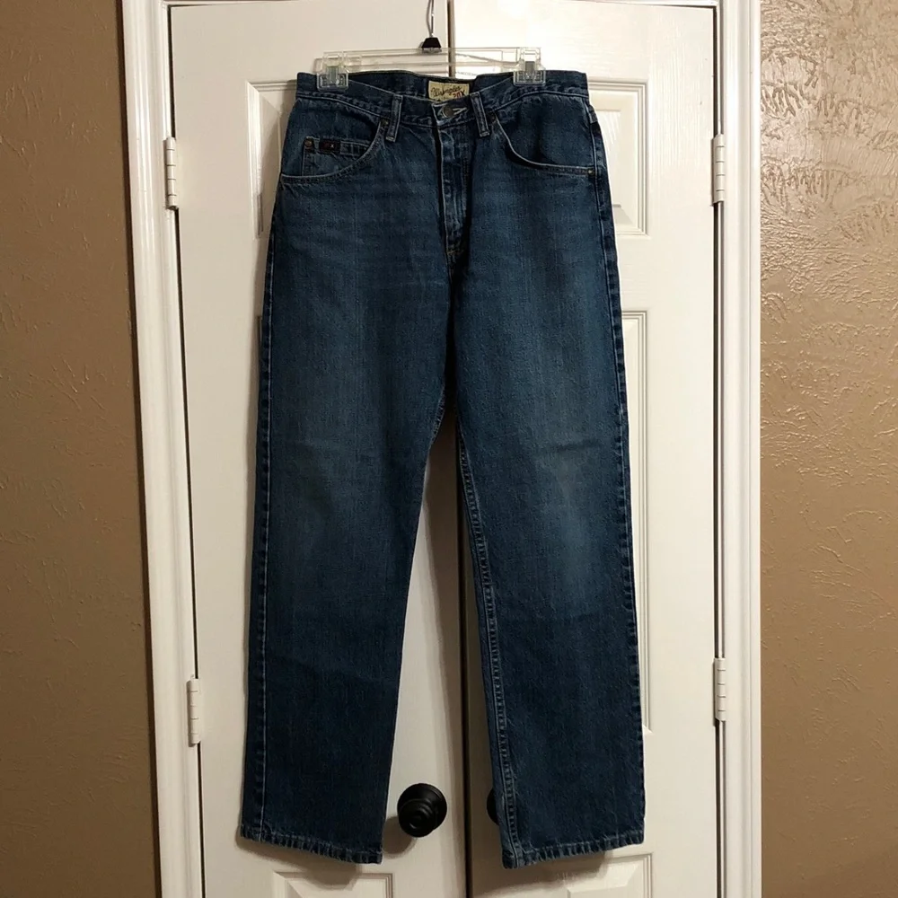 Mens Wrangler 20X Bootcut Blue Jeans Size 30x30 Competition Style 01